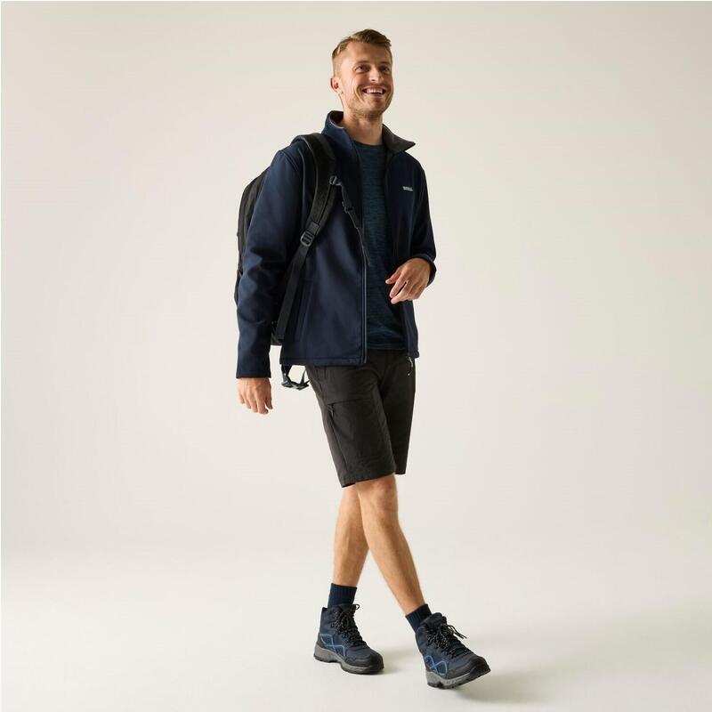 Funktionsjacke Cera V Wandern/Outdoor/Trekking Herren Navy Ohne Atmungsaktiv