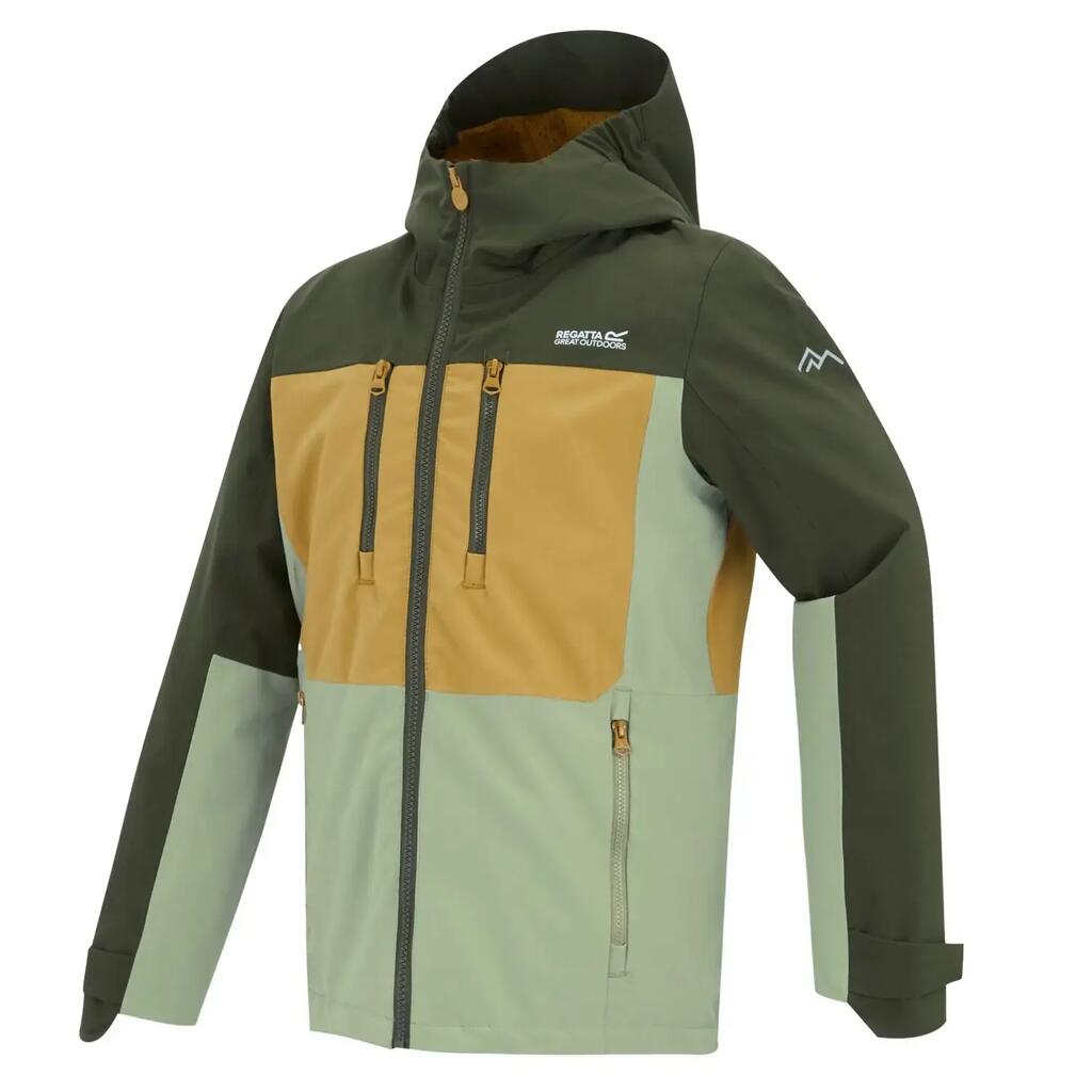 Kids Highton Panelled Hooded Waterproof Jacket