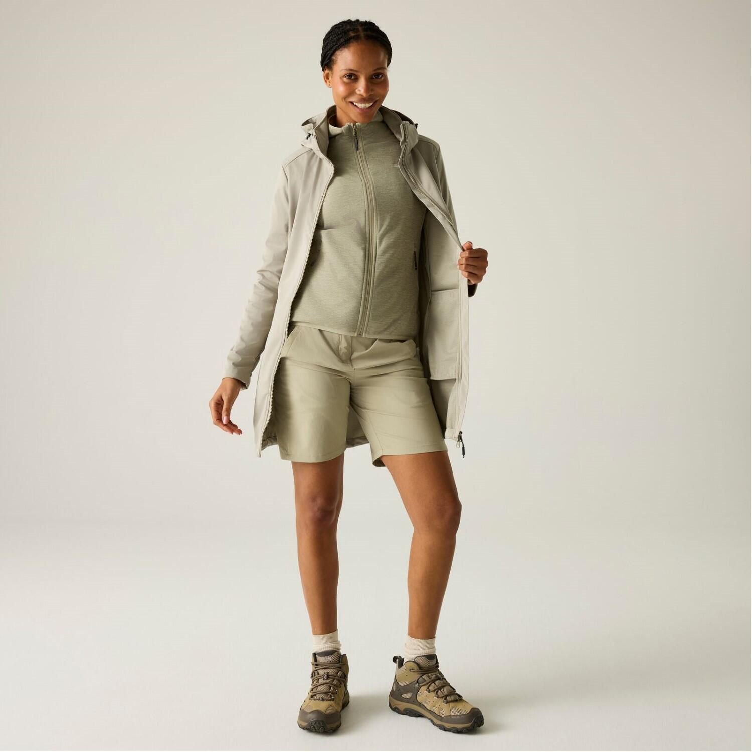 Veste softshell longue à capuche déperlante Carisbrooke pour femme 4/6