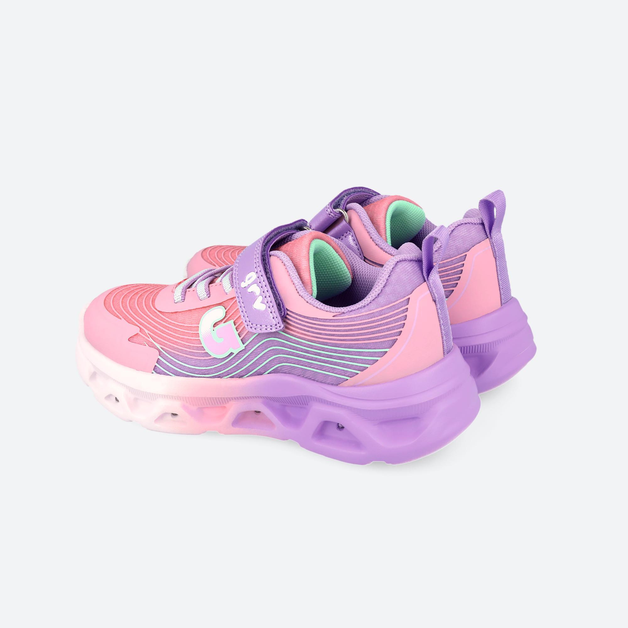 Zapatillas Niña Garvalín 262725C Rosas Cierre Adherente 3/7