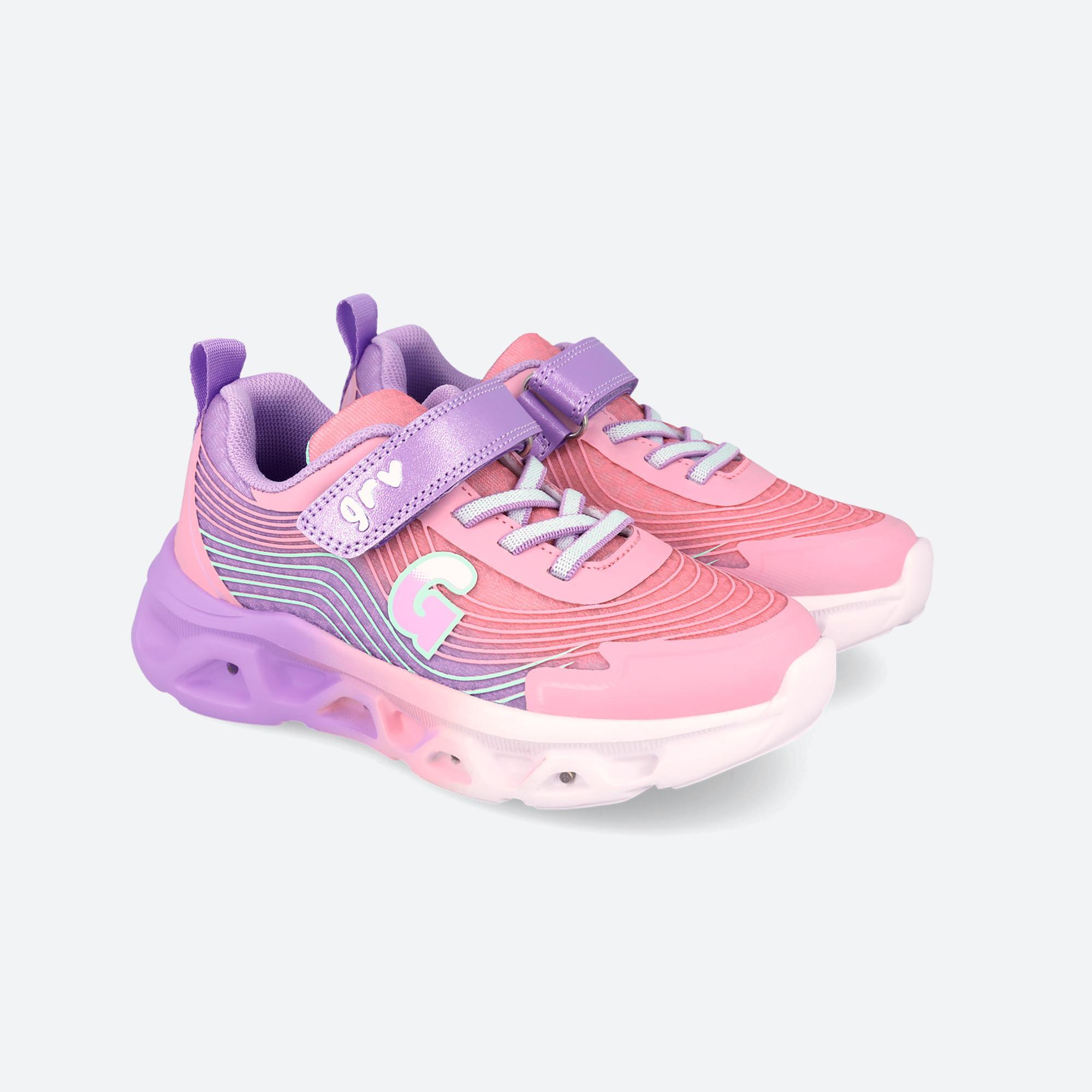Zapatillas Niña Garvalín 262725C Rosas Cierre Adherente 2/7