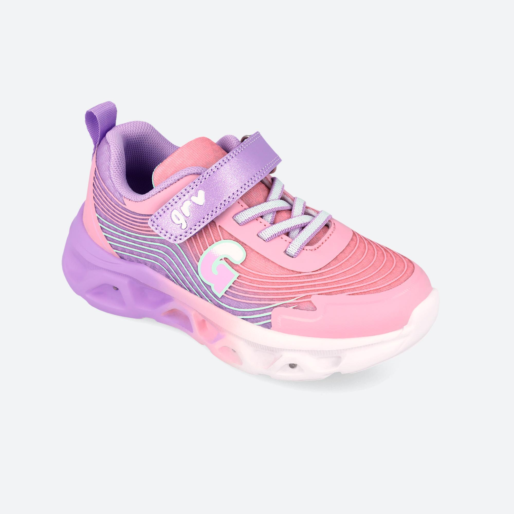 Zapatillas Niña Garvalín 262725C Rosas Cierre Adherente 4/7