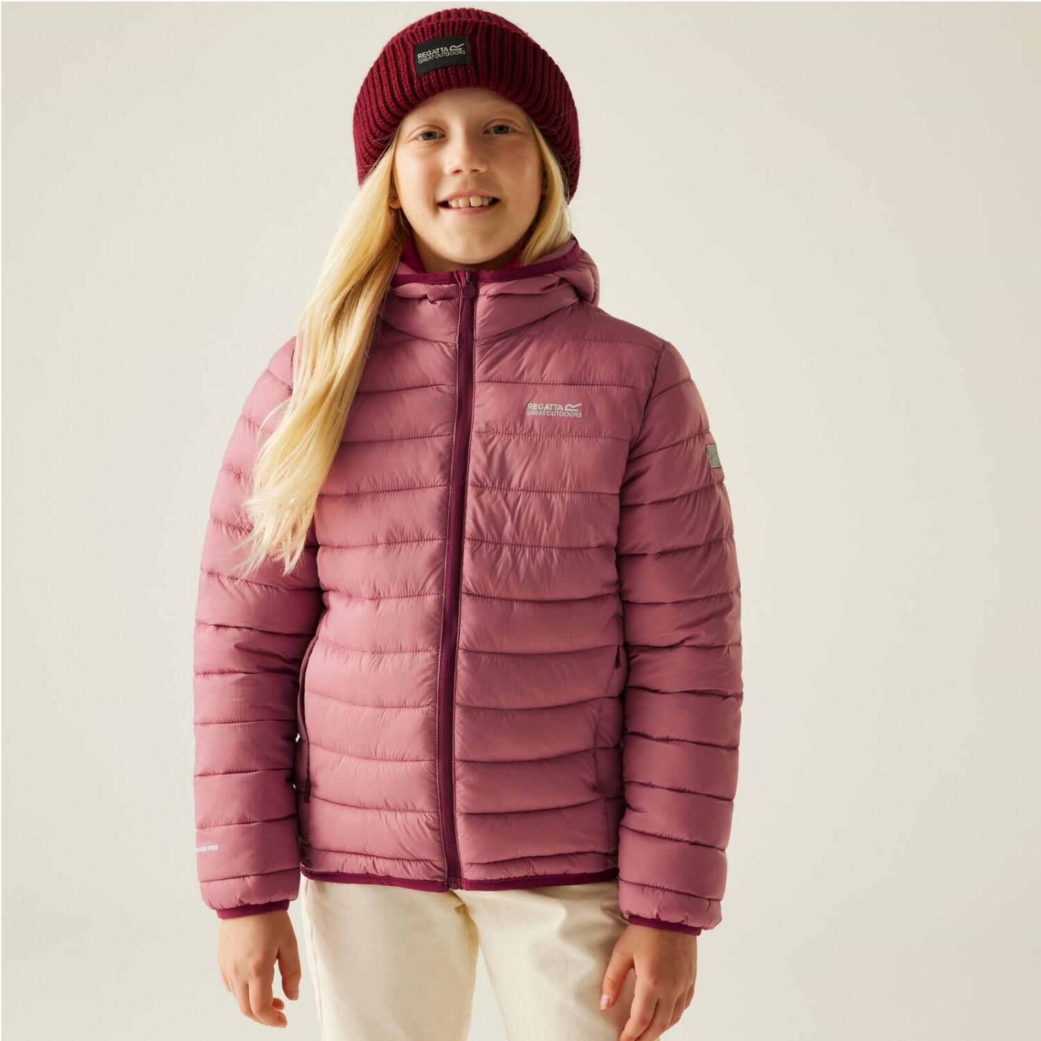 Marizion Kids Water Repellent Active Hooded Quilted Jacket Jacket 3/7