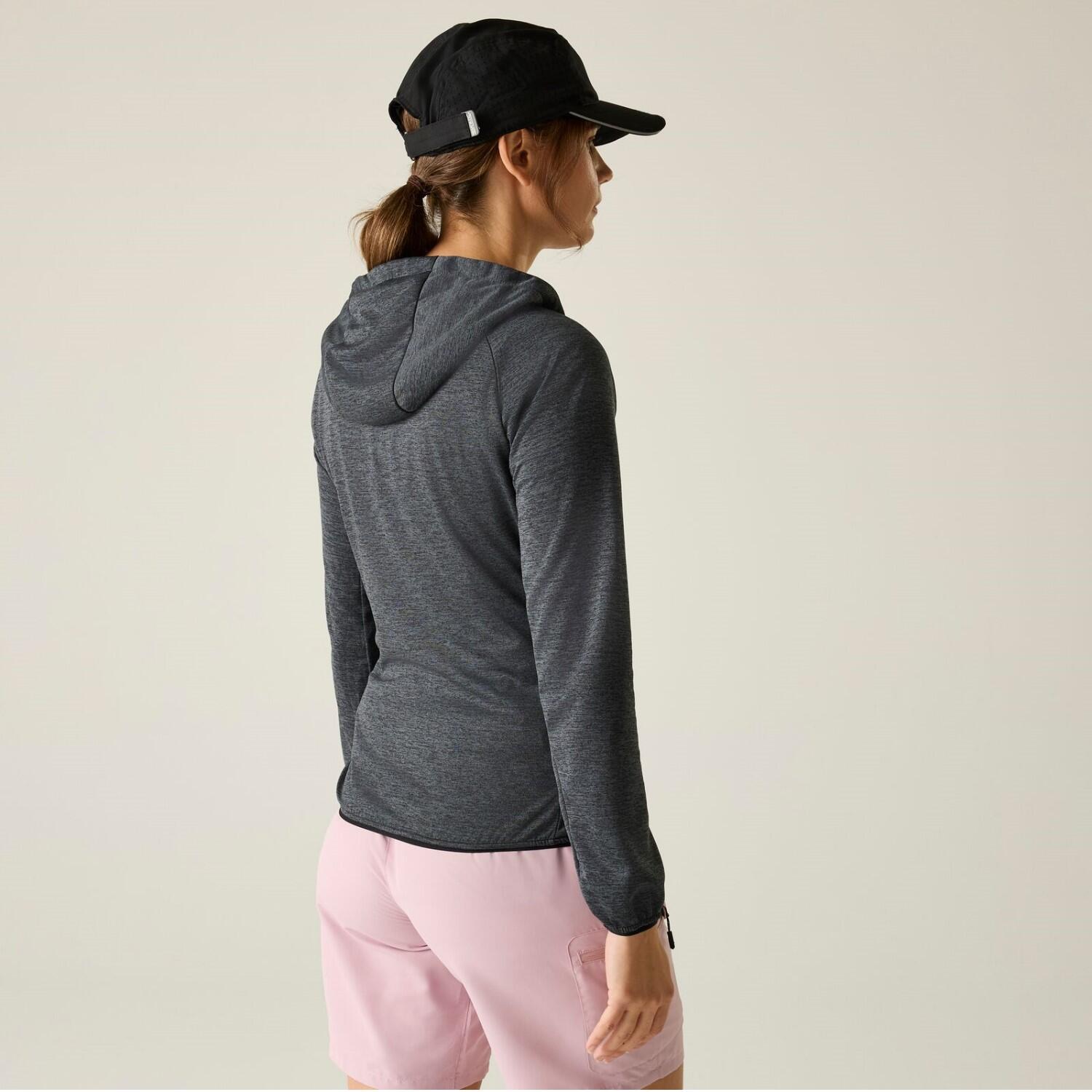Veste intermédiaire extensible à capuche zippée intégrale Ferna Marl pour femme 3/7