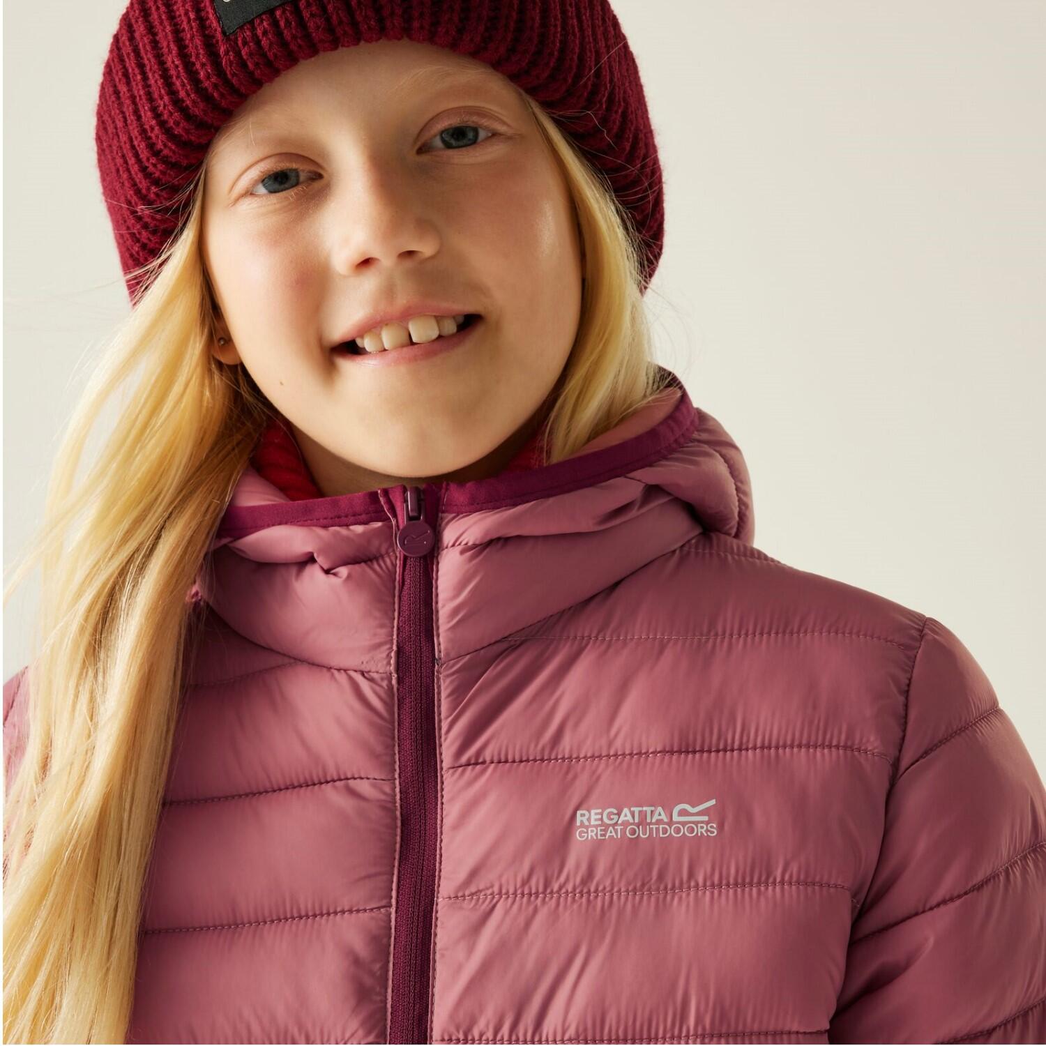 Marizion Kids Water Repellent Active Hooded Quilted Jacket Jacket 4/7