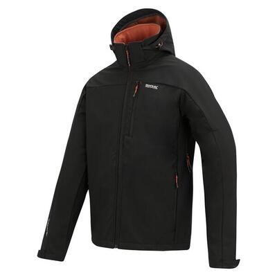 Heren arana waterdichte softshell jas met capuchon