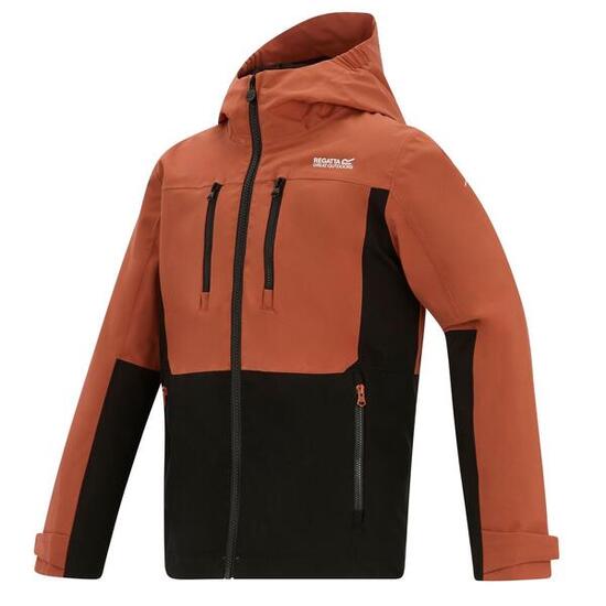 Veste imperméable à capuche à panneaux Highton pour enfants