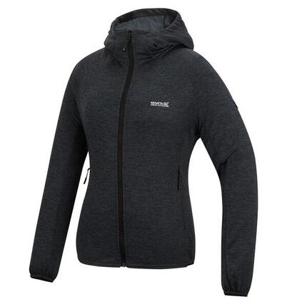 Veste intermédiaire extensible à capuche zippée intégrale Ferna Marl pour femme
