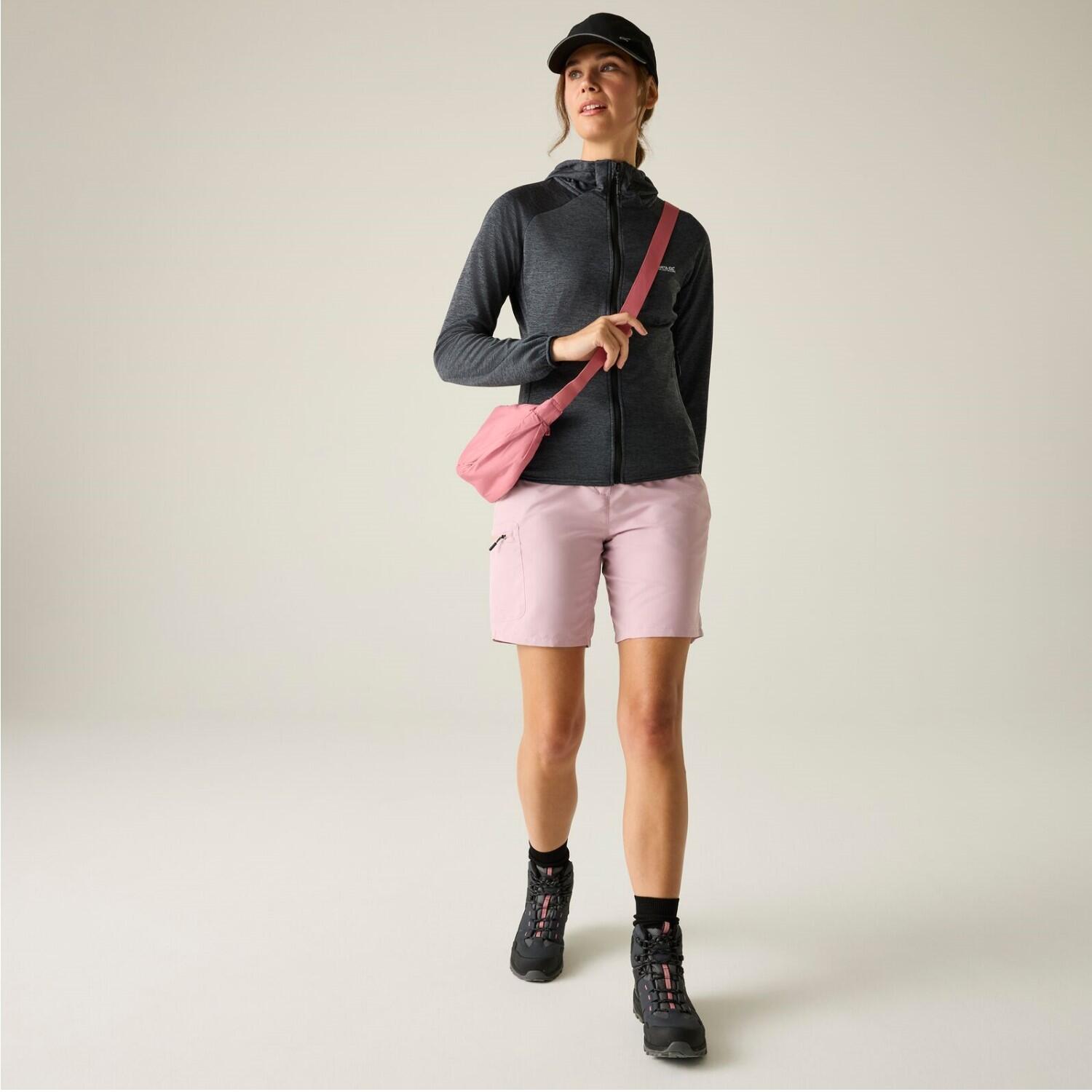 Veste intermédiaire extensible à capuche zippée intégrale Ferna Marl pour femme 4/7