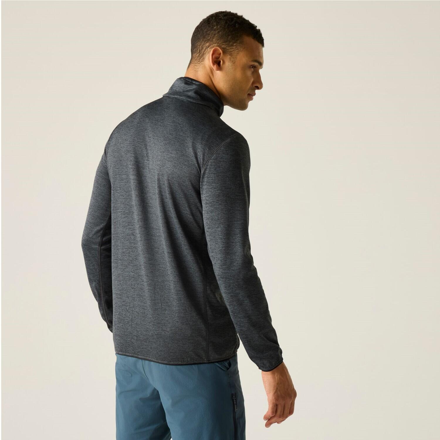 Maglia intermedia Hillden Marl con cerniera completa da uomo 3/5