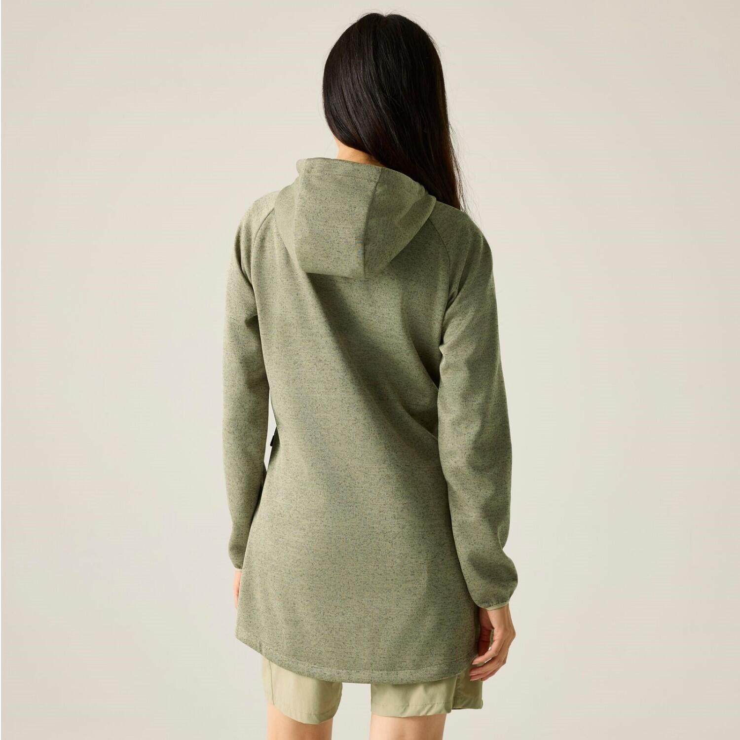 Bloomfield Long Line Fill Zip Hooded Fleece voor dames 3/5