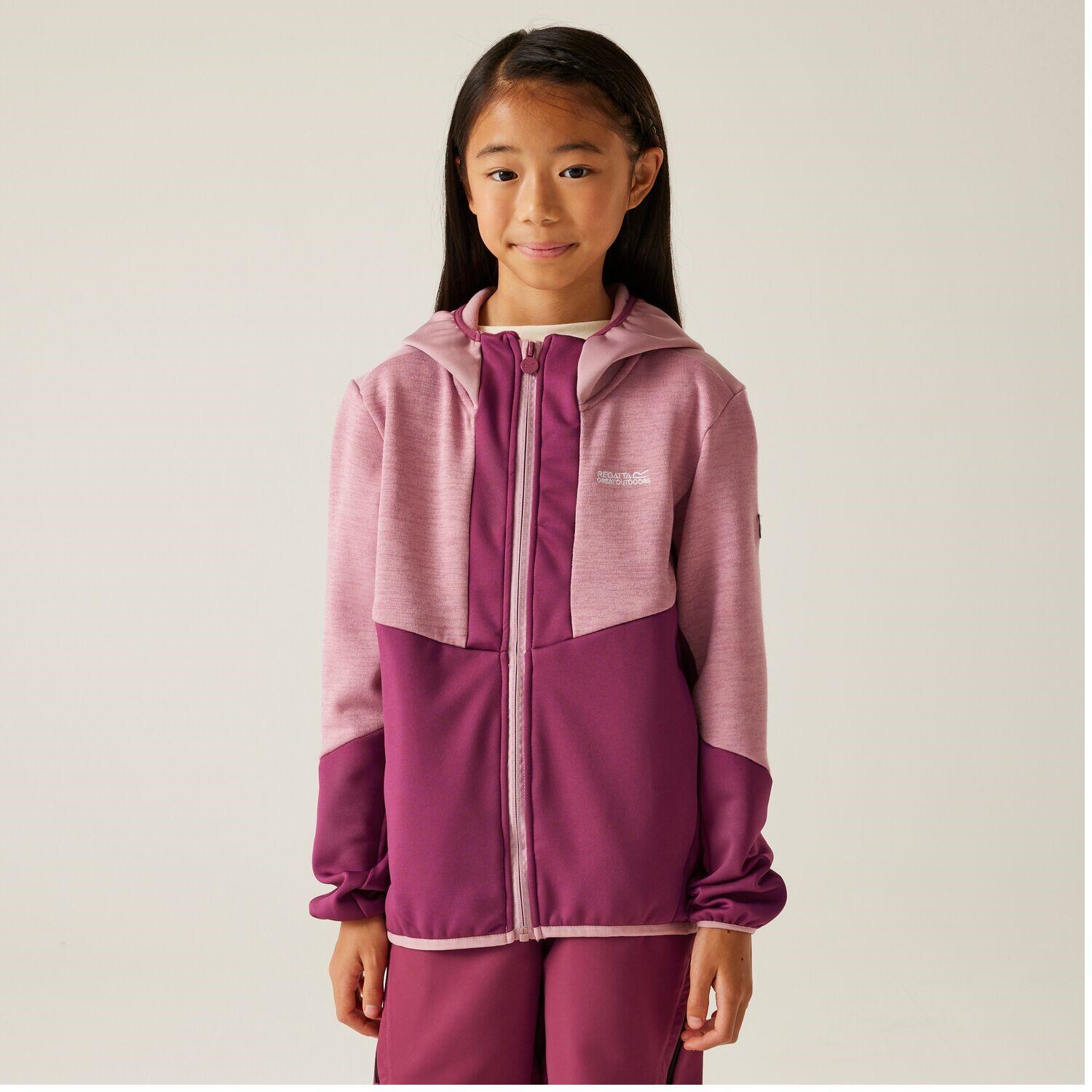Sudadera con capucha y cremallera infantil Regatta Dissolver X 2/7