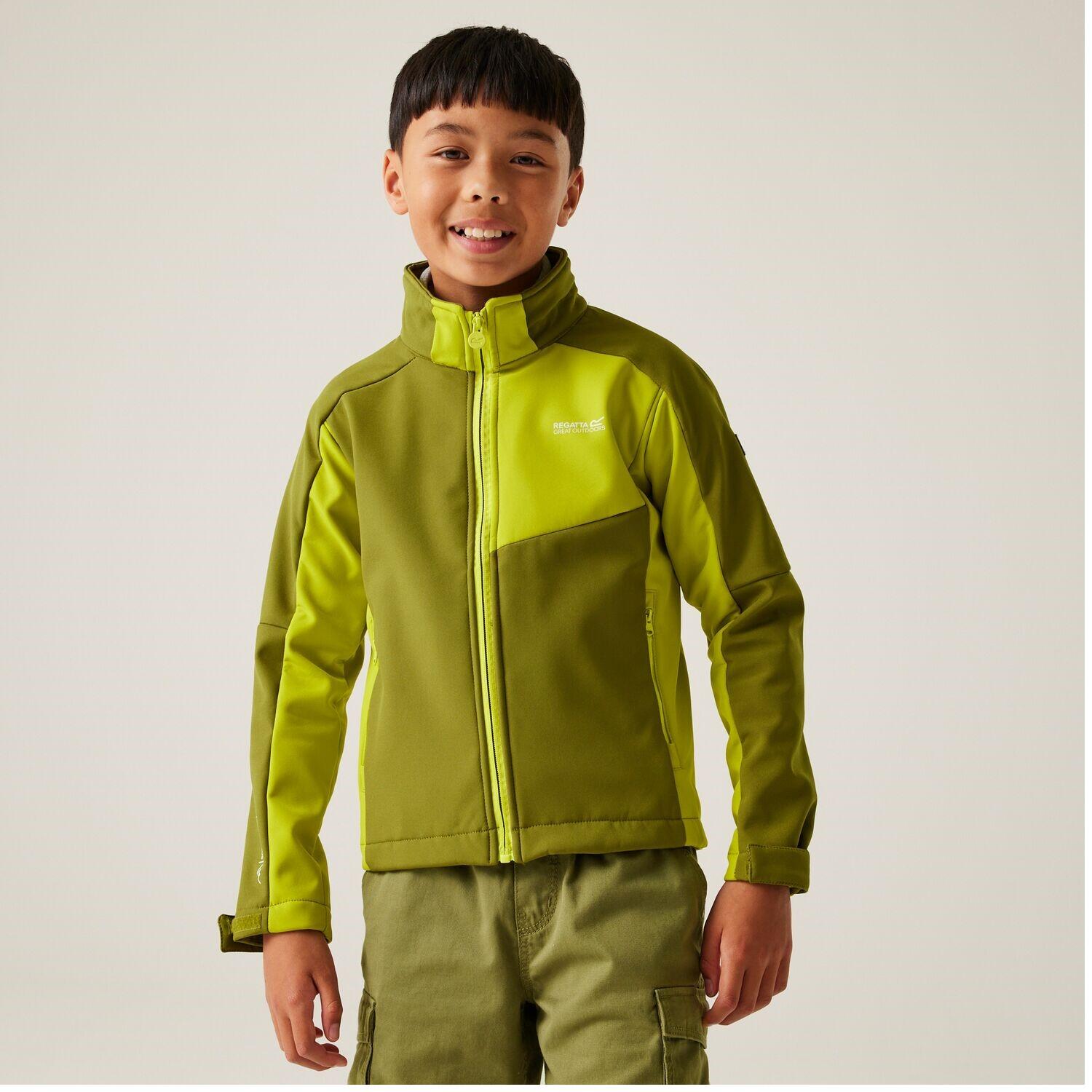 Regatta Acidity VIII Softshelljacke für Kinder mit Kapuze 2/7