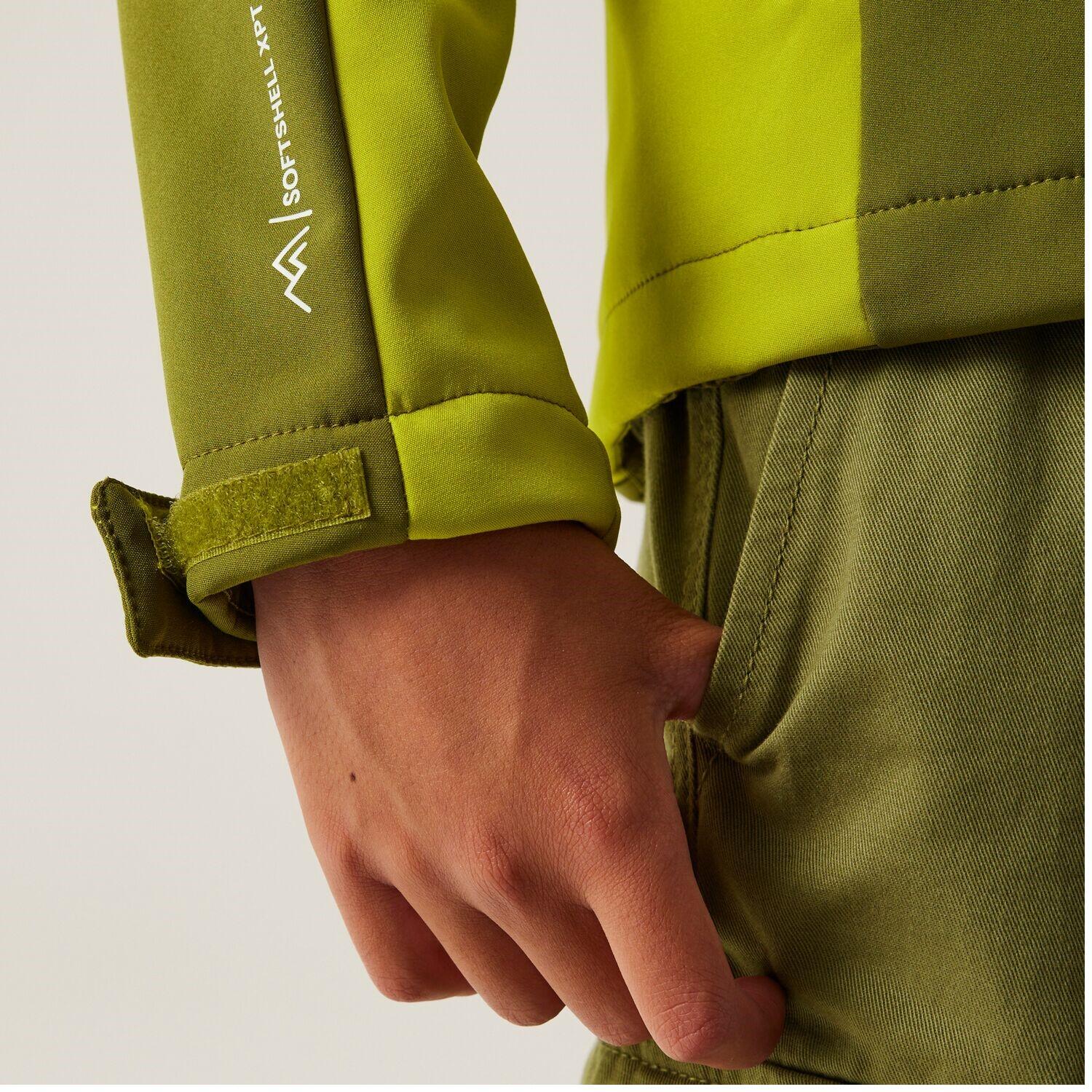 Regatta Acidity VIII Softshelljacke für Kinder mit Kapuze 5/7