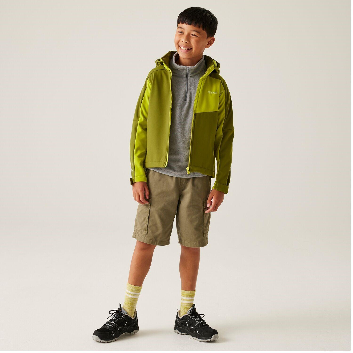 Regatta Acidity VIII Softshelljacke für Kinder mit Kapuze 4/7