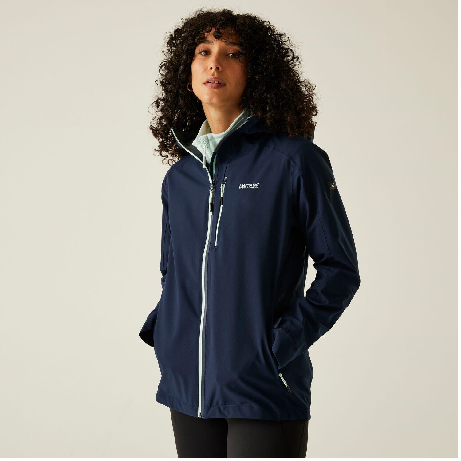 Chaqueta senderismo mujer impermeable Regatta Birchdale 2/7