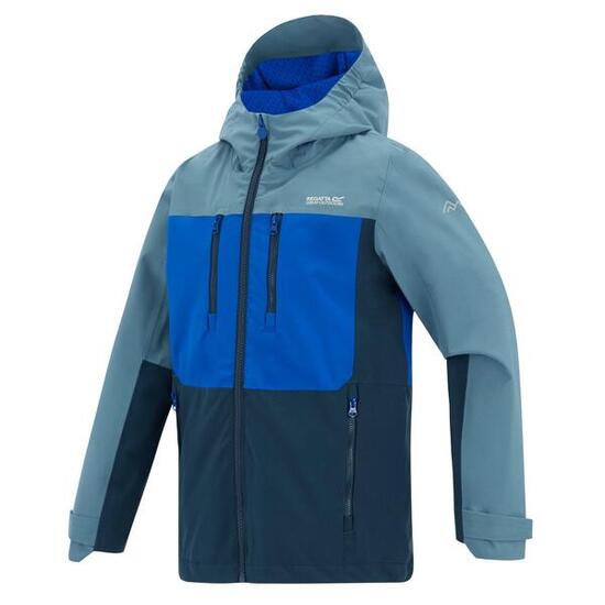 Veste imperméable à capuche à panneaux Highton pour enfants