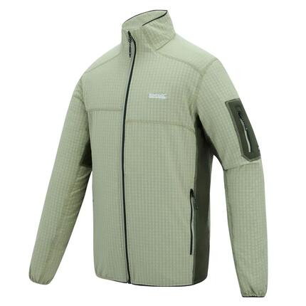 Baslinn Fleecejacke für Herren mit durchgehendem Reißverschluss