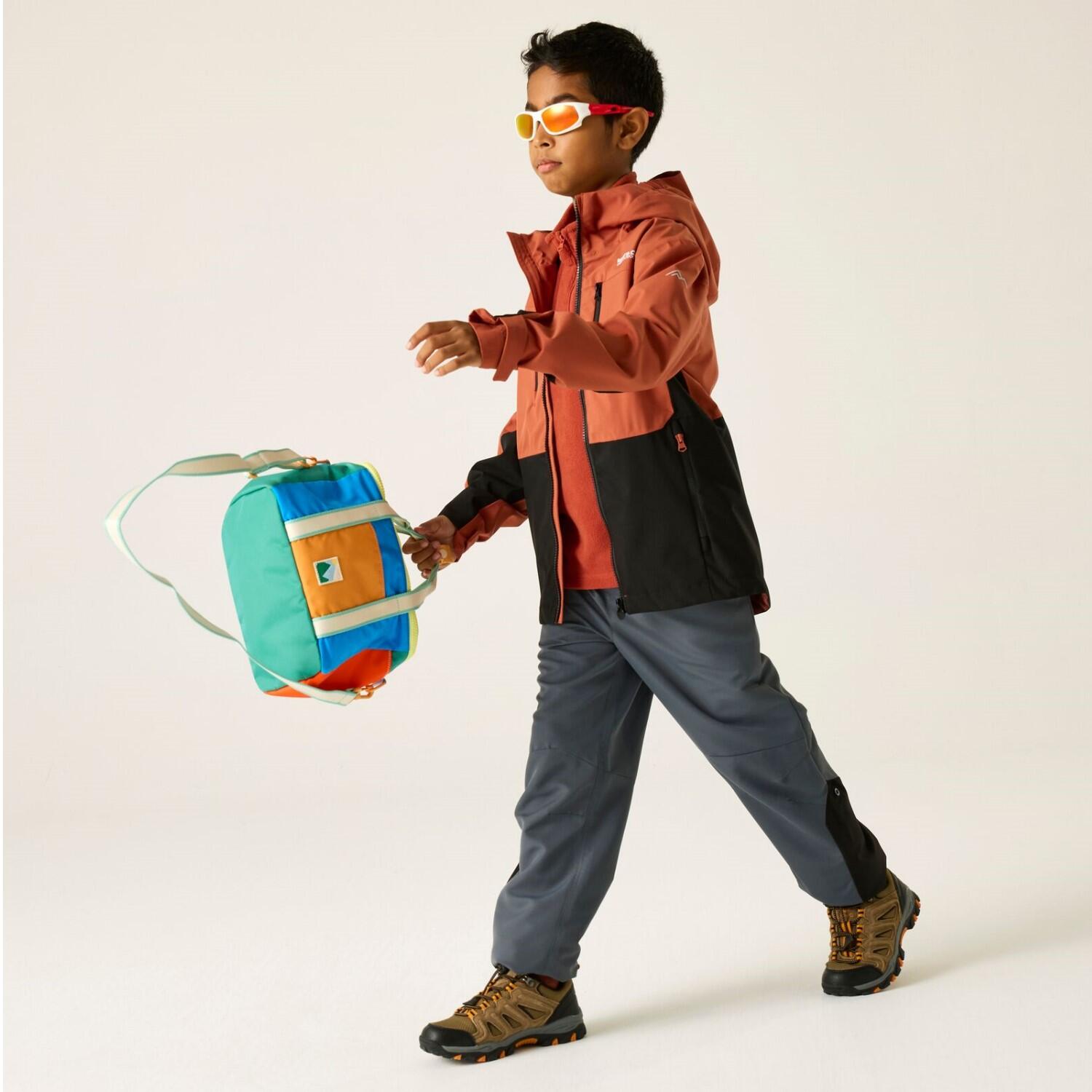 Veste imperméable à capuche à panneaux Highton pour enfants 4/7