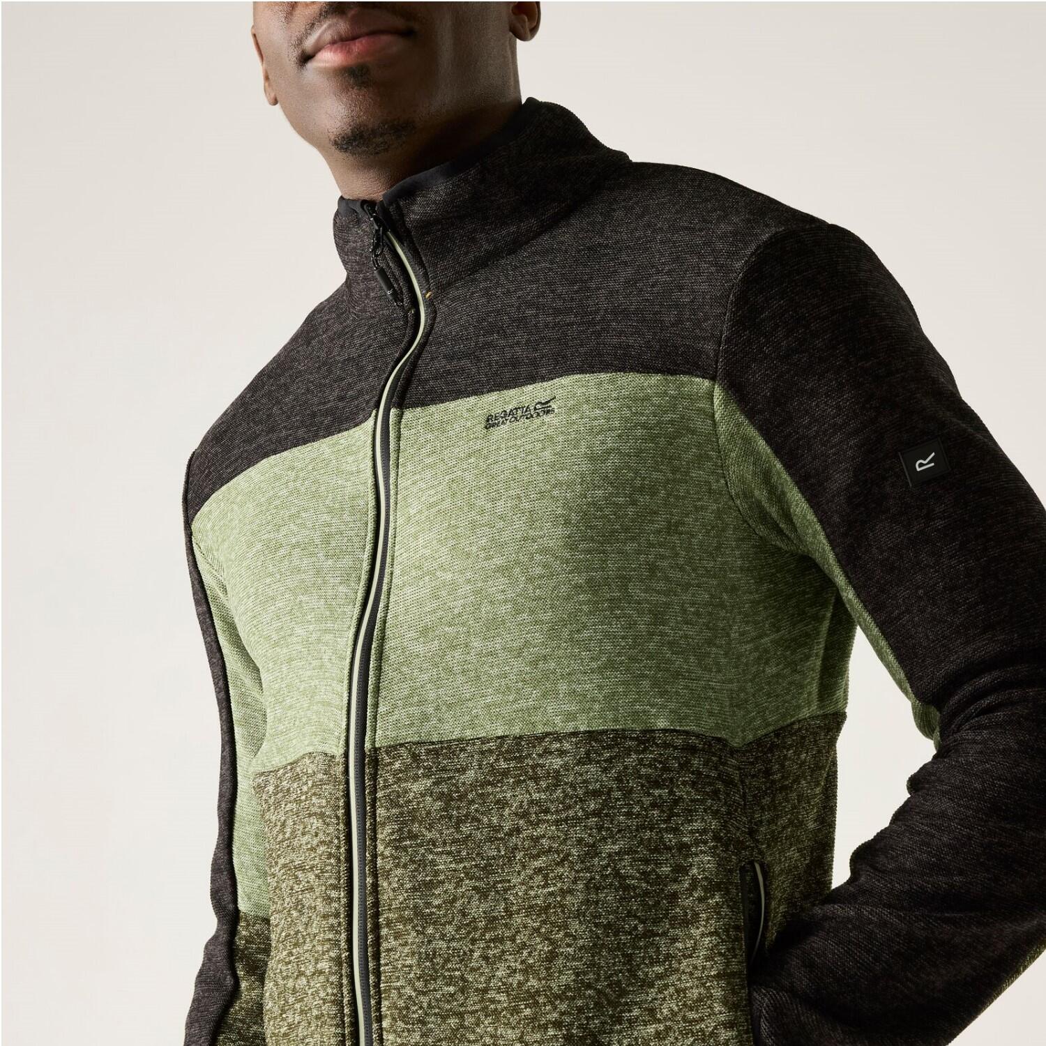 Polaire Elram à fermeture éclair intégrale et blocs de couleurs pour homme 5/5