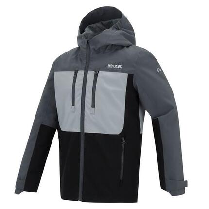Veste imperméable à capuche à panneaux Highton pour enfants