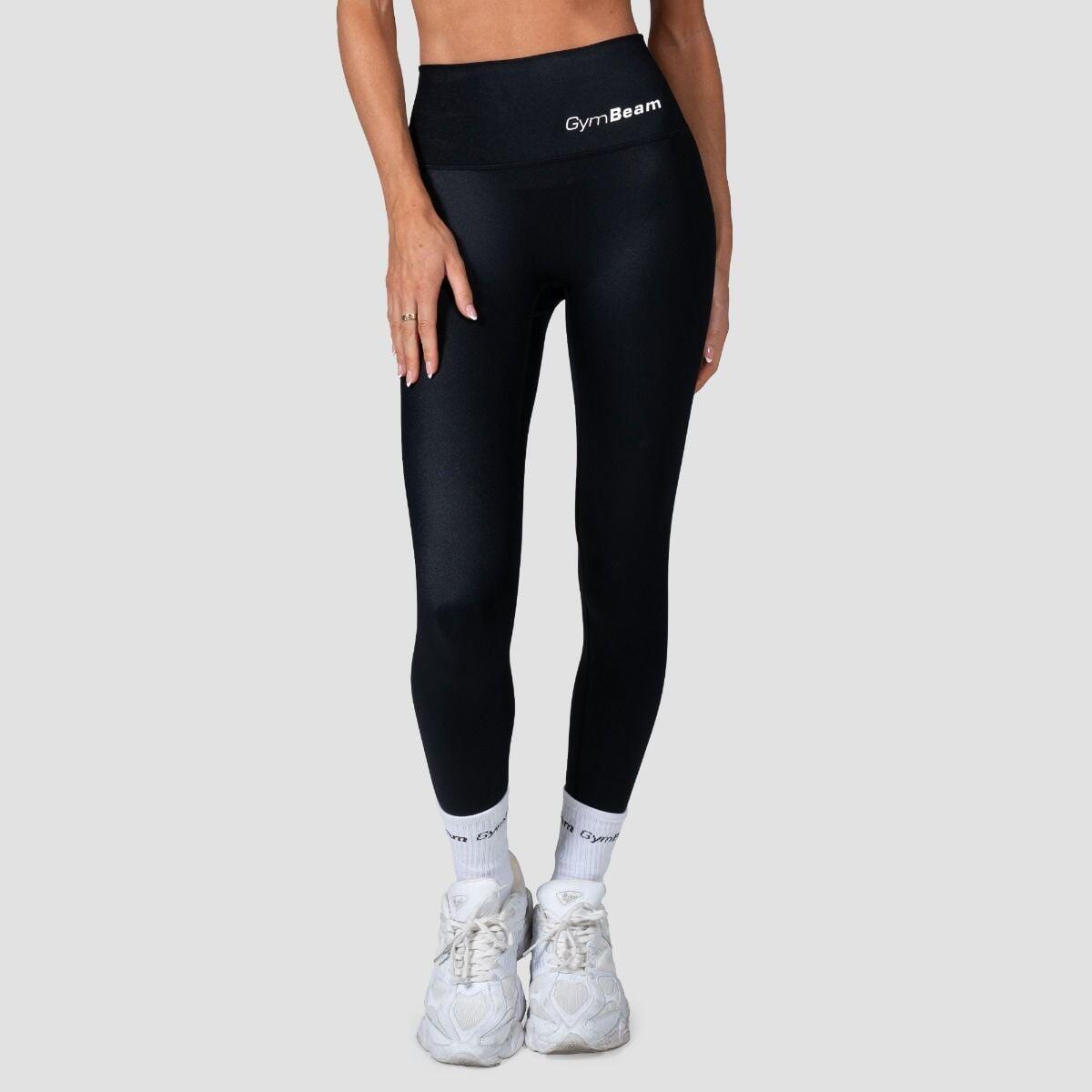 Donna palestra leggings estensibili neri Prime 6/7