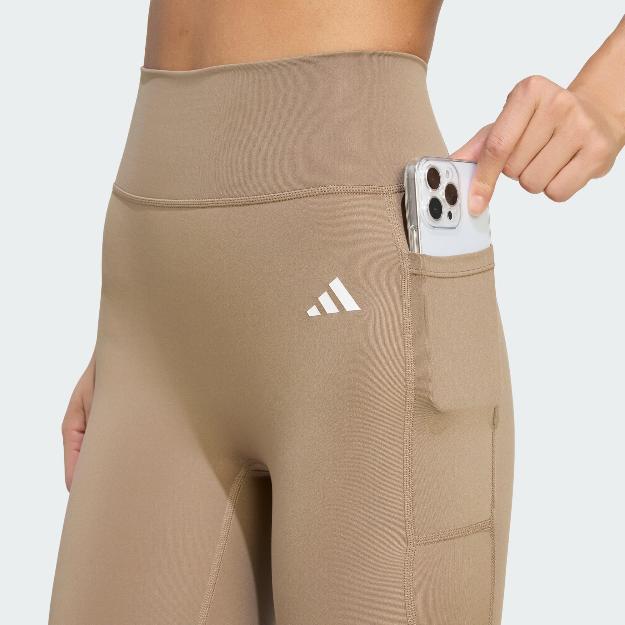 Leggings 7/8 Optime Essentials senza cucitura frontale 4/5