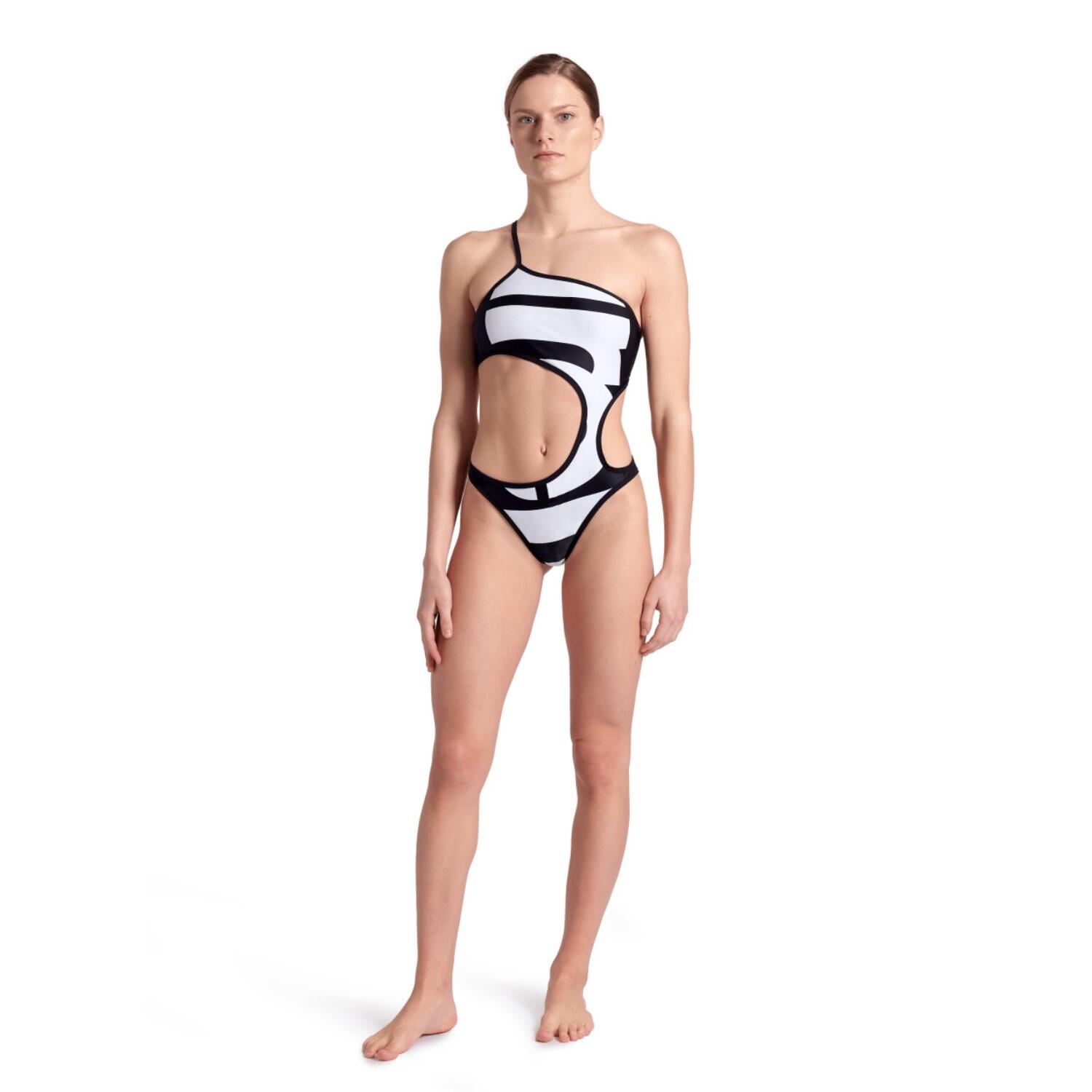 arena Asymmetrischer Badeanzug für Damen 3/5