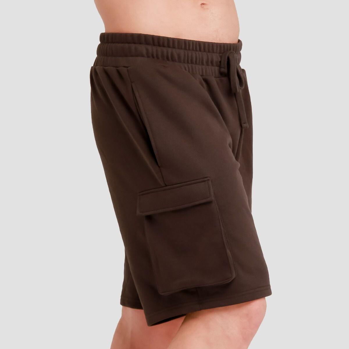 Uomo pantaloncini cargo marroni Utility 3/7