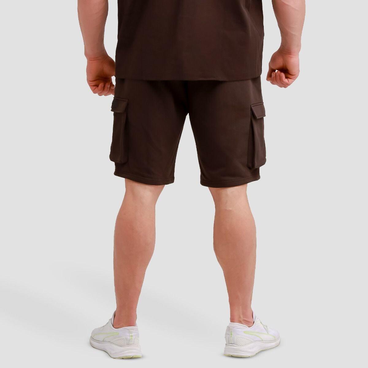 Uomo pantaloncini cargo marroni Utility 2/7