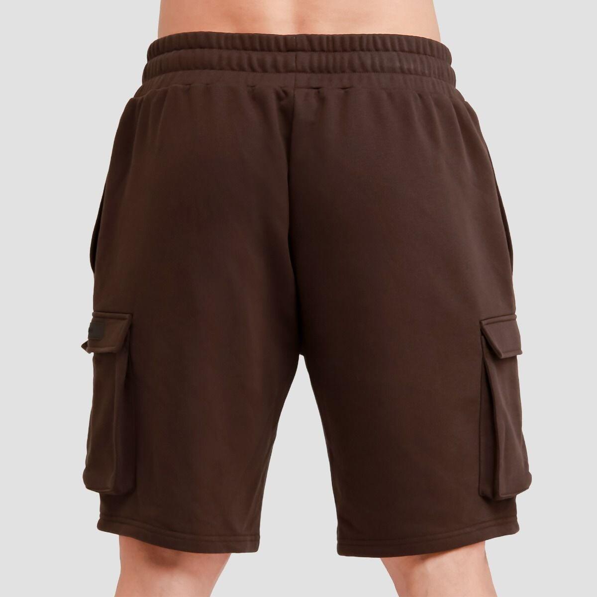 Uomo pantaloncini cargo marroni Utility 5/7