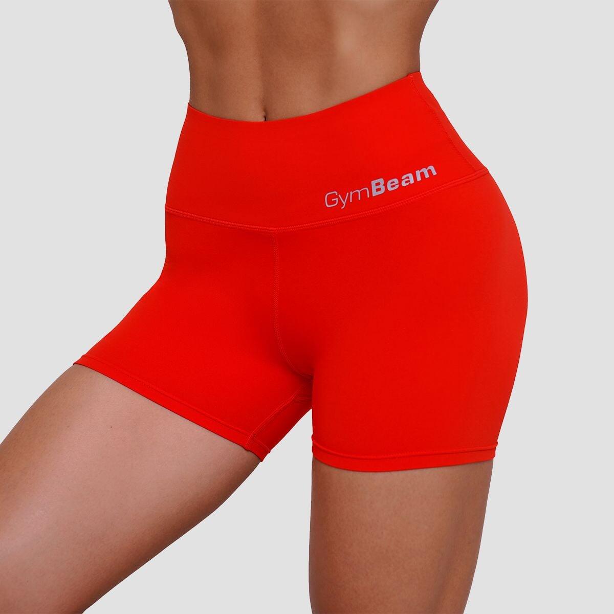 Donna fitness pantaloncini vita alta Tangerine BEAT 4/7