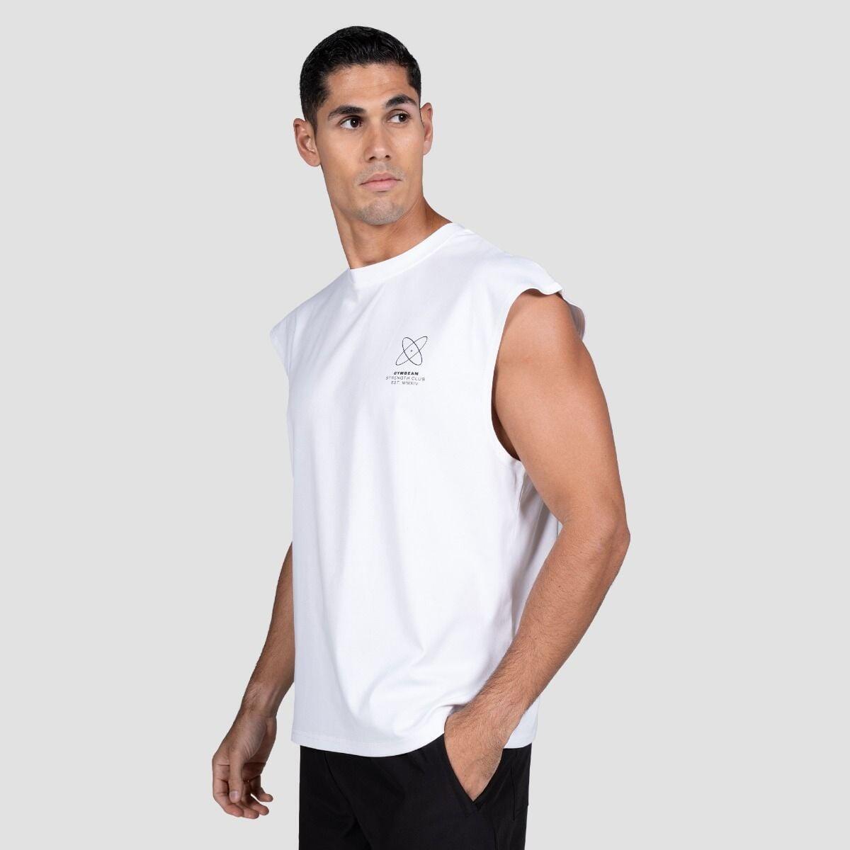 Uomo Fitness canotta traspirante bianca Discipline 2/6