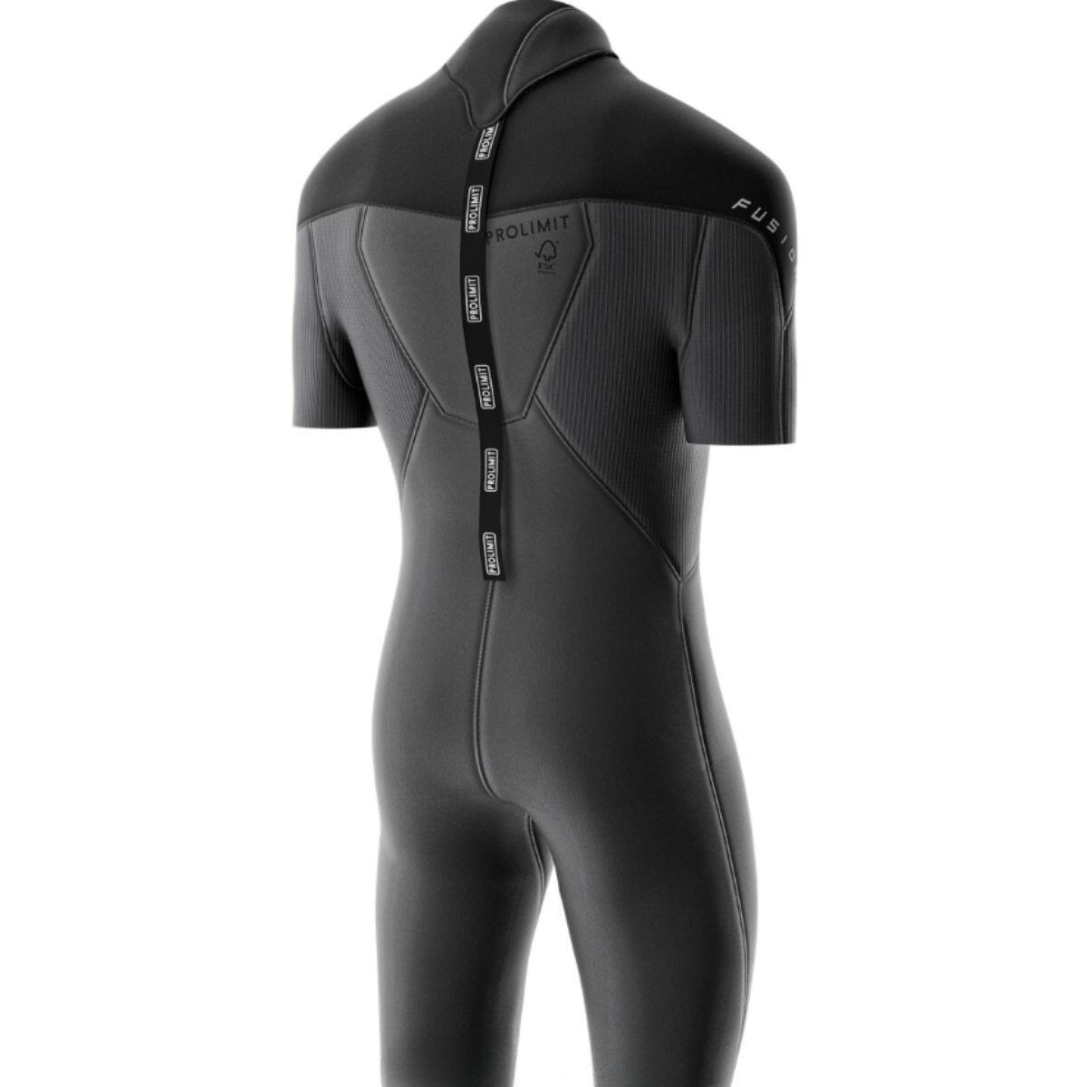 Pianka Prolimit Fusion Shorty V-Zip 2/2 Back Zip Black 2026 3/7