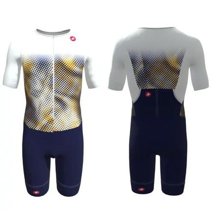 Trifonction Triathlon Homme Castelli Core TRI MC White/Navy