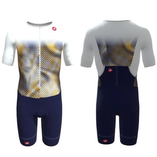 Trifonction Triathlon Homme Castelli Core TRI MC White/Navy