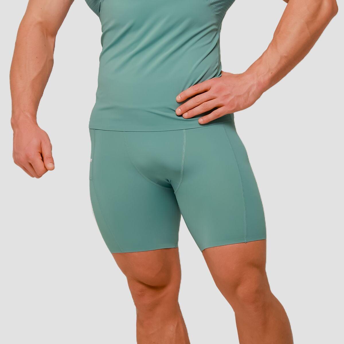 Uomo palestra pantaloncini 235 GSM blu 2/5