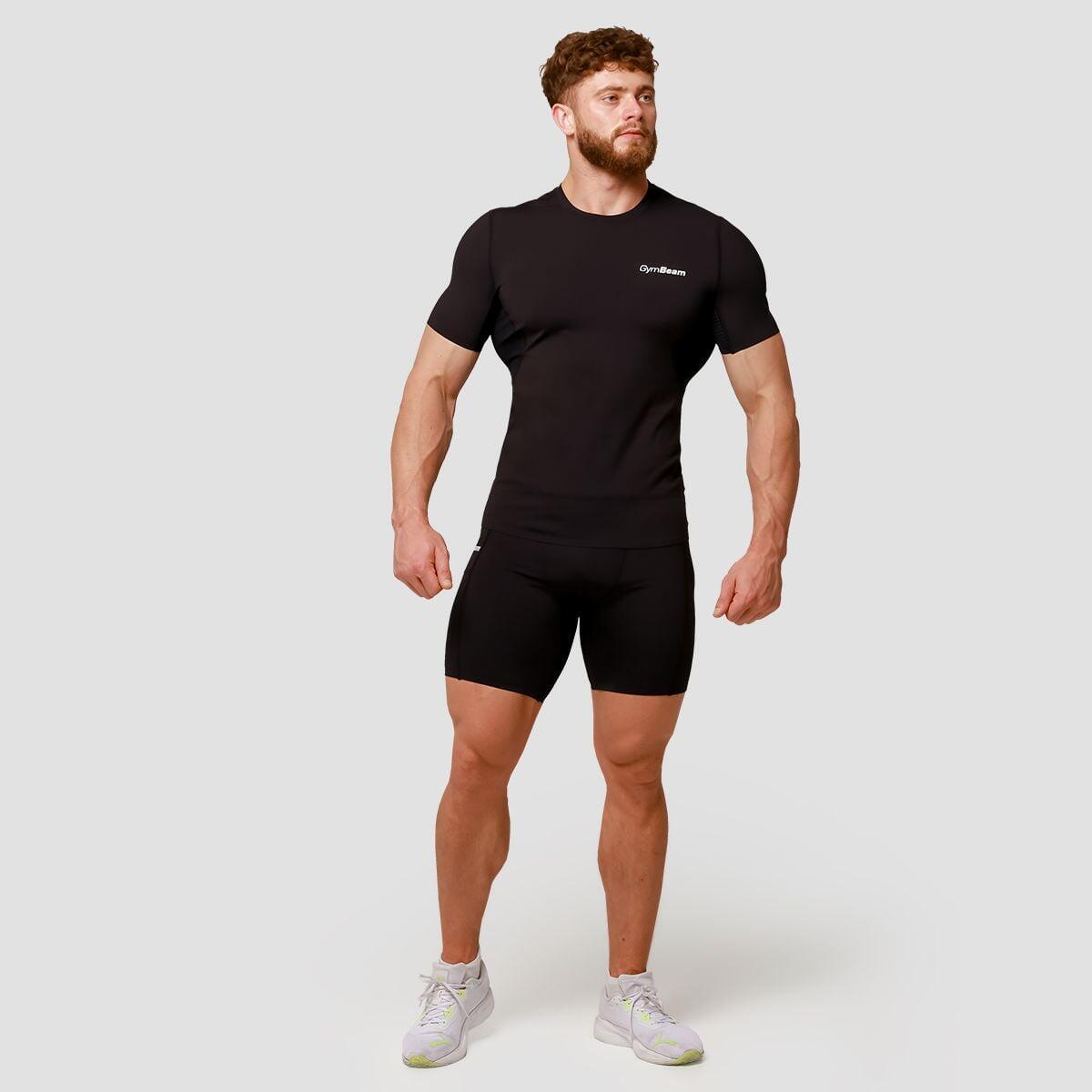 Uomo palestra pantaloncini 235 GSM neri 5/7