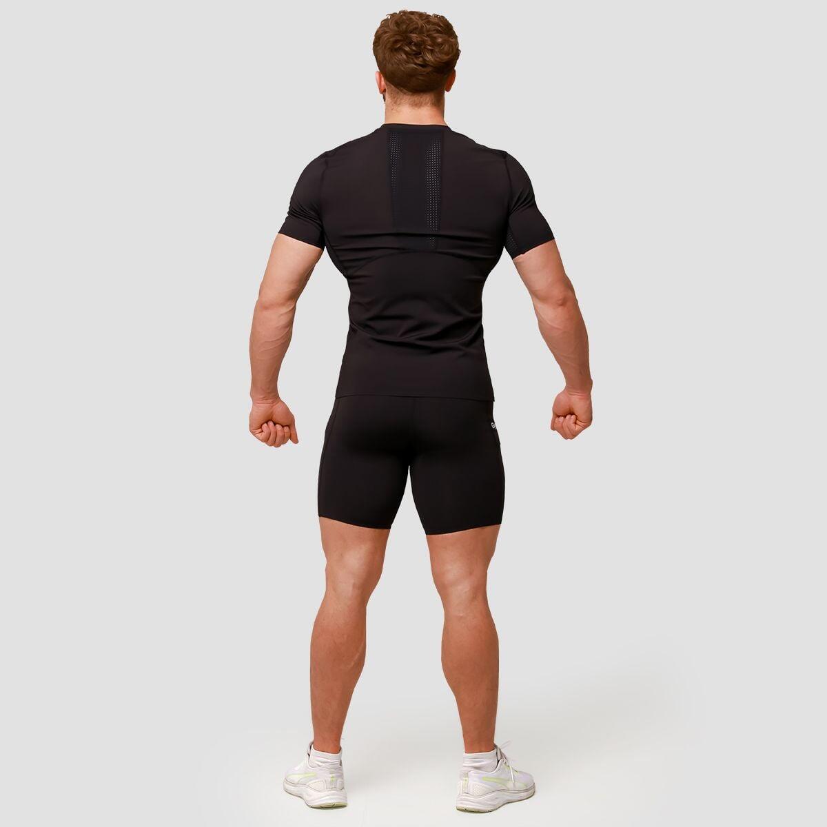 Uomo palestra pantaloncini 235 GSM neri 6/7