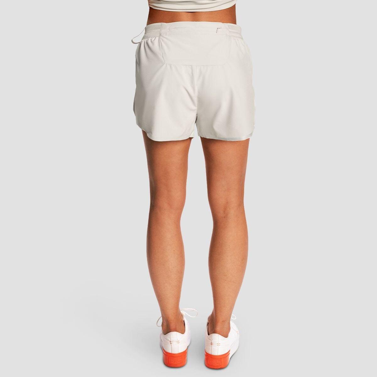 Donna Pantaloncini vita regolabile grigi Pulse X Running 3/6
