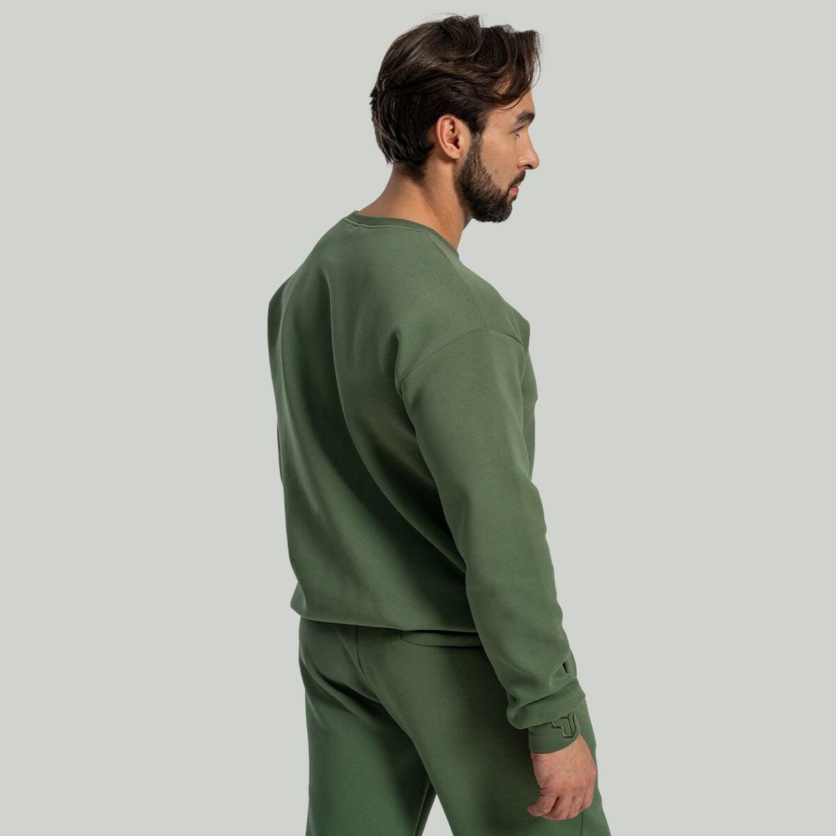 Uomo fitness felpa traspirante Green Relaxed 3/6