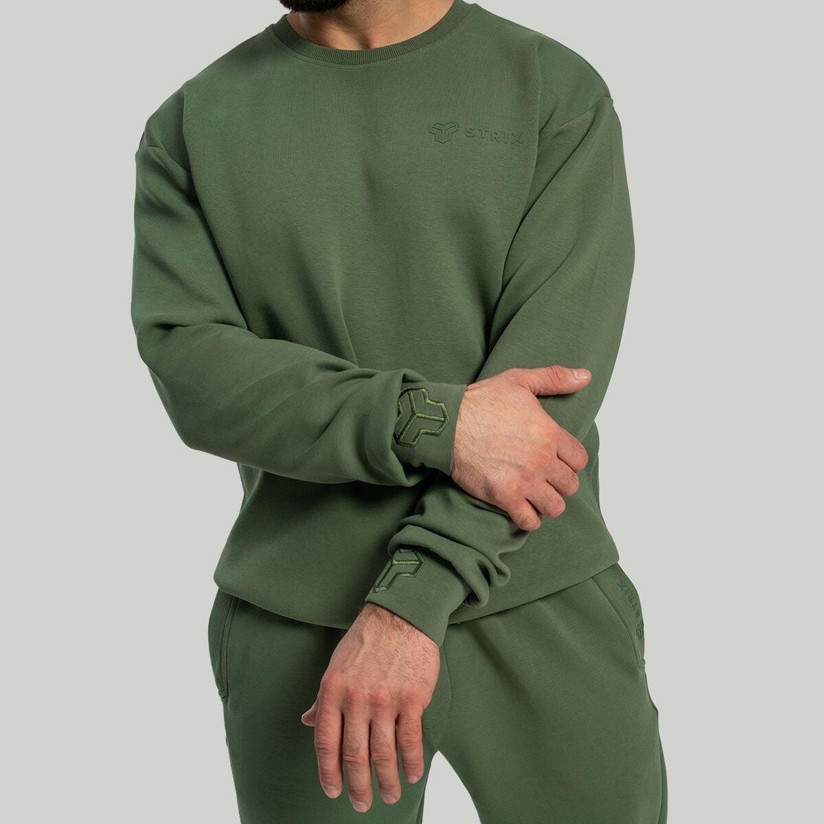 Uomo fitness felpa traspirante Green Relaxed 2/6