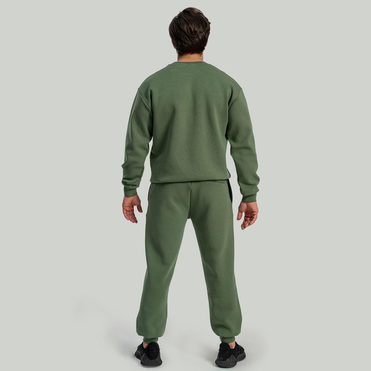 Uomo fitness felpa traspirante Green Relaxed 5/6
