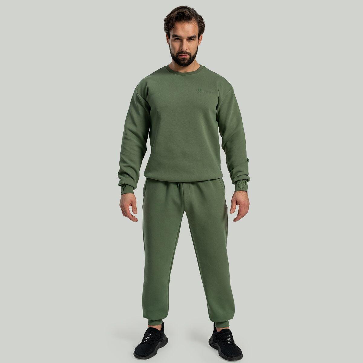 Uomo fitness felpa traspirante Green Relaxed 4/6