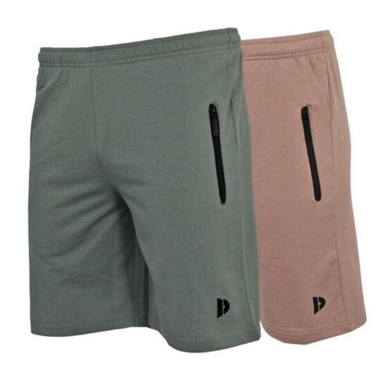 Lot de 2 shorts de jogging Nick pour homme Donnay