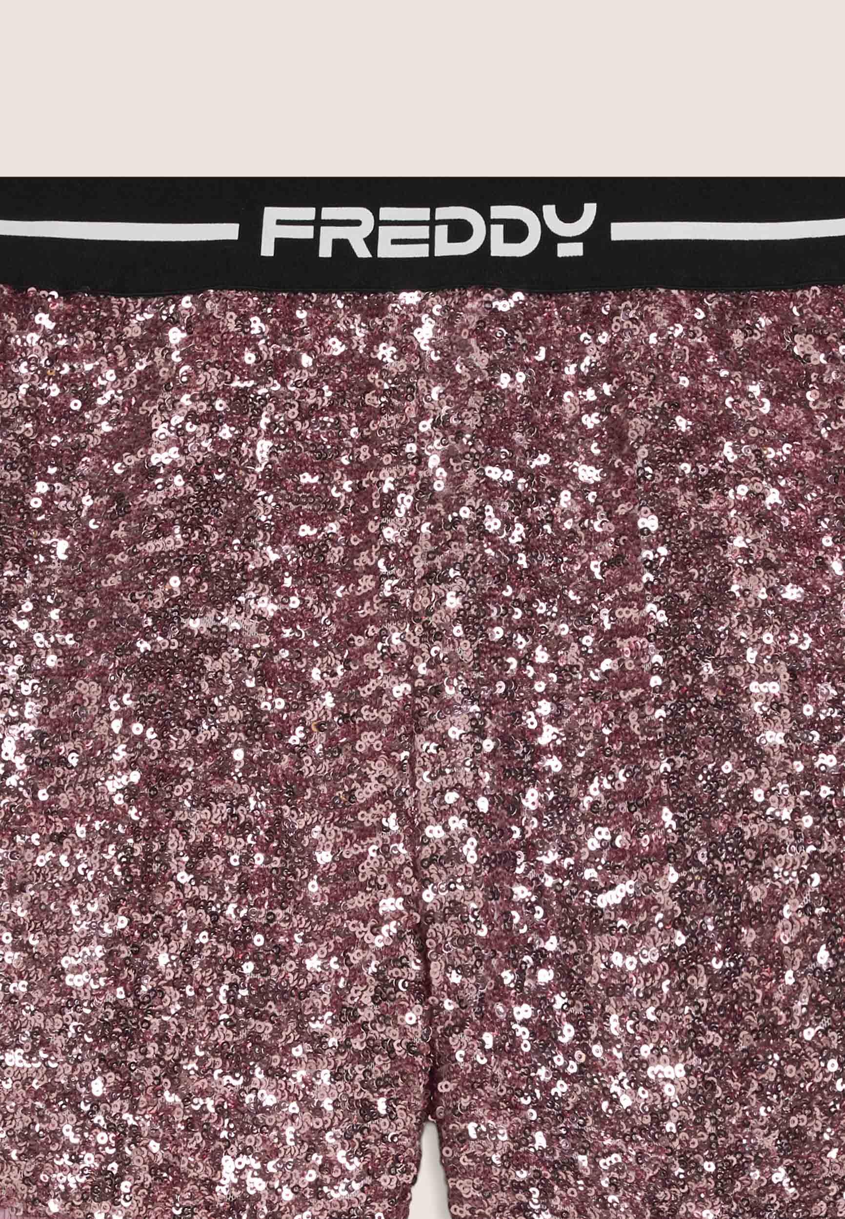 Short Junior en paillettes avec élastique jacquard 3/3
