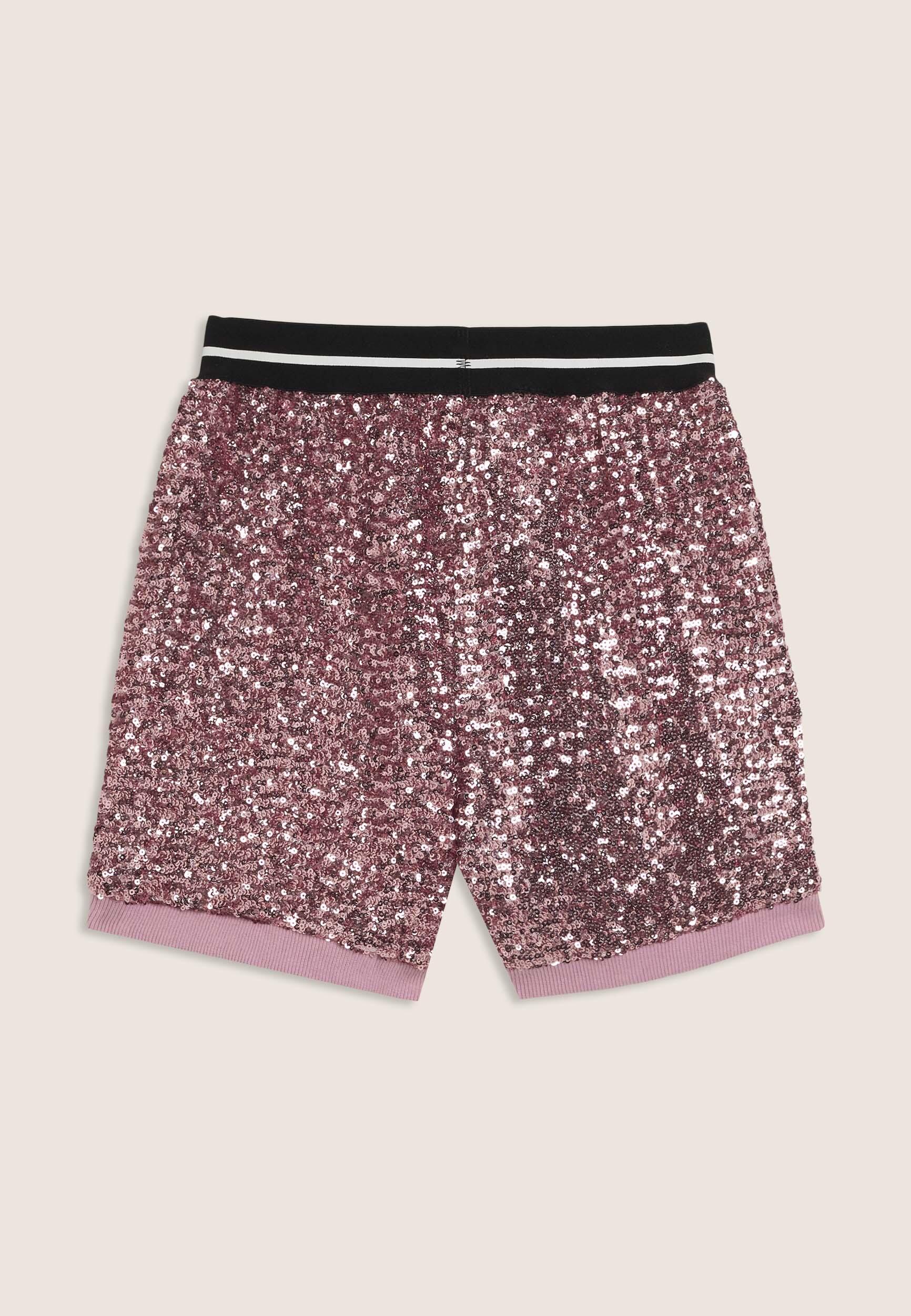 Short Junior en paillettes avec élastique jacquard 2/3