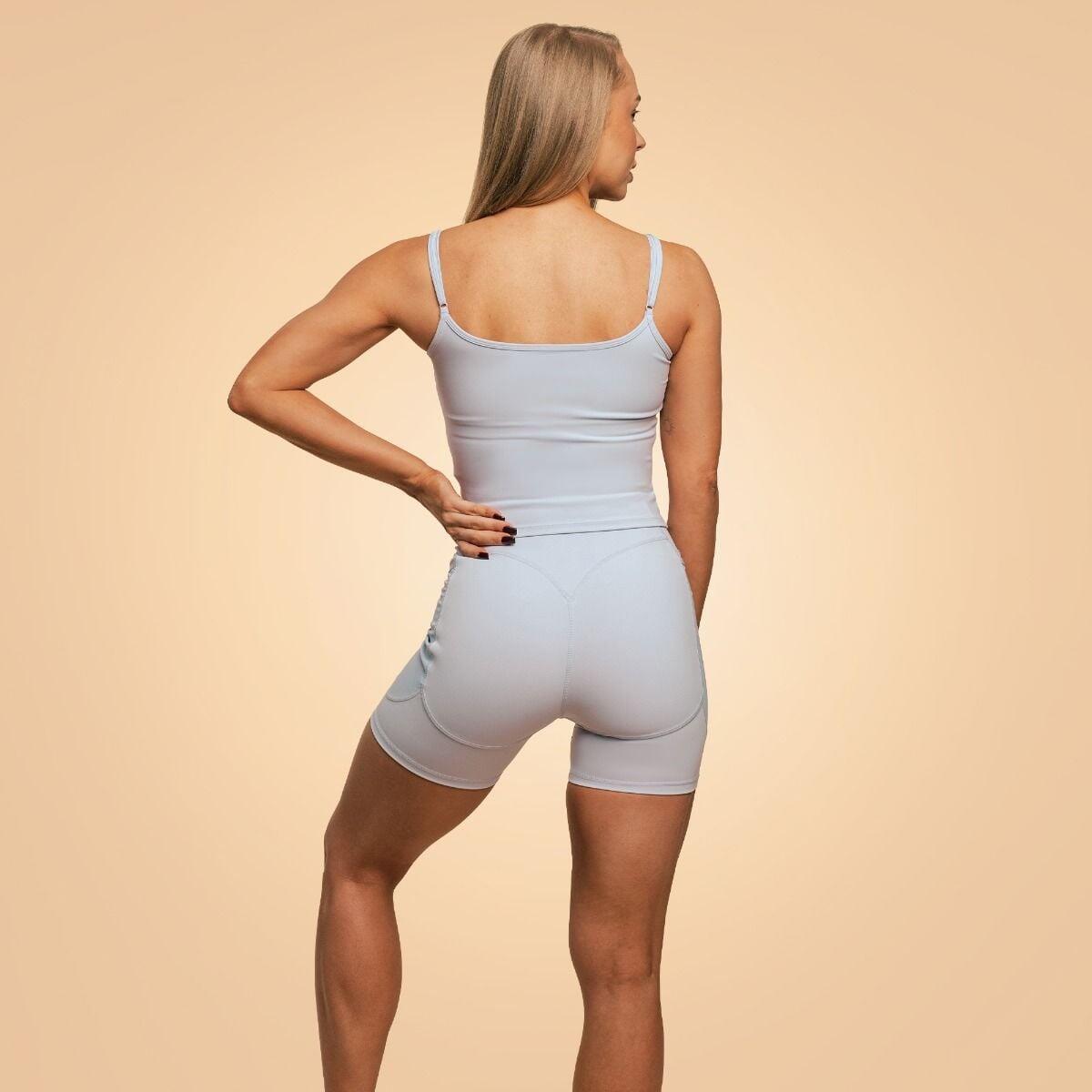 Donna fitness pantaloncini antiscivolo Dove Breeze 4/6