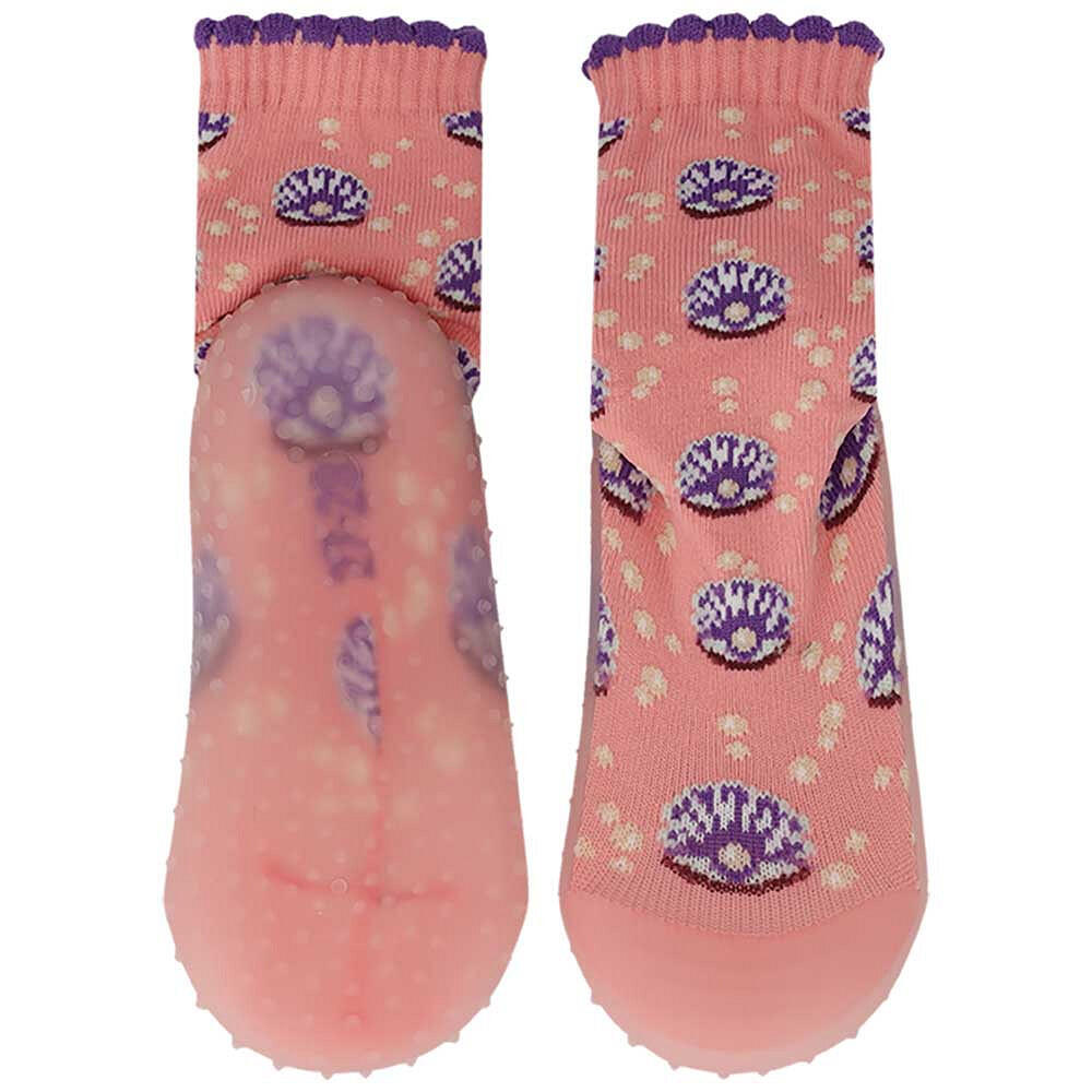 Calcetines acuáticos antideslizantes para niños rosa 2/4