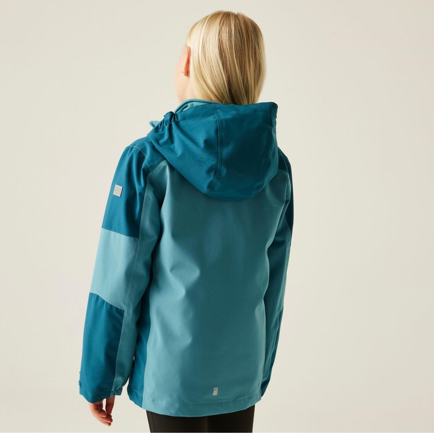 Regatta Trekktain 3 in 1 Jacke für Mädchen Wasserdicht mit Kapuze 3/7